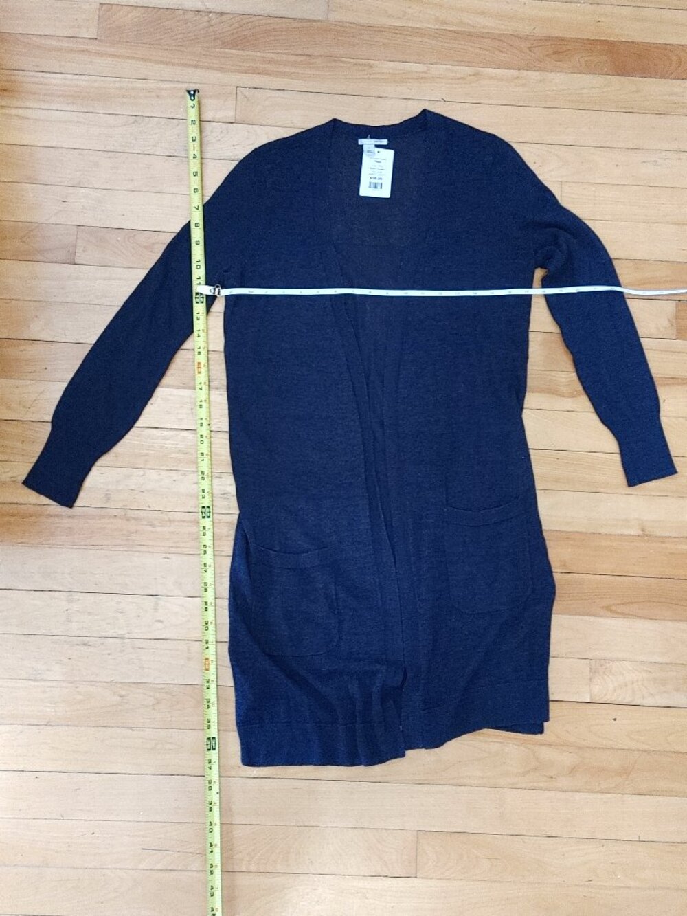 Navy linen cardigan by Halogen